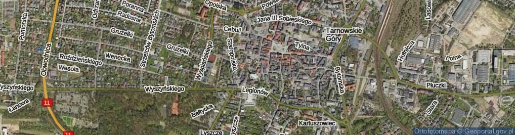 Zdjęcie satelitarne Plac Gwarków pl.